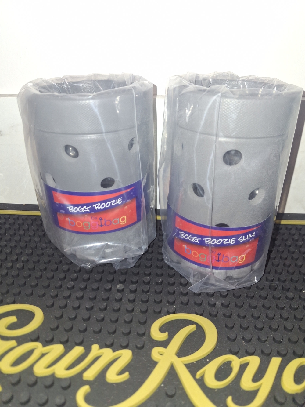 Bogg Bag Bogg Booze Slim Gray Bottle Holder - Set of 2